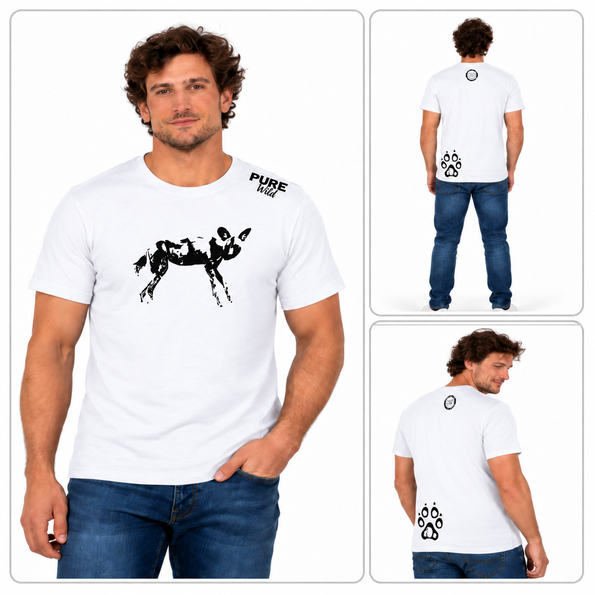 Wild Dog T-Shirt For A Real Man