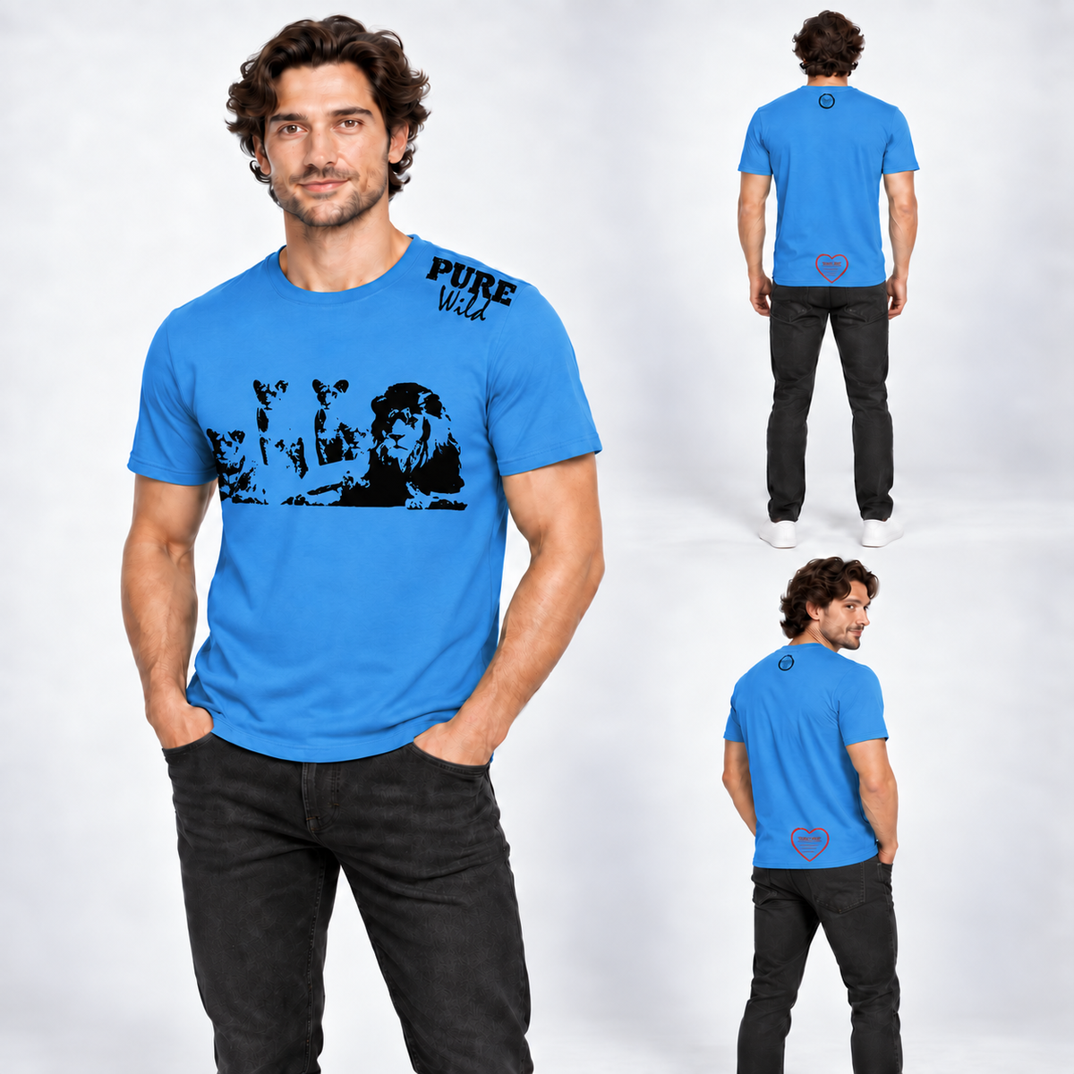 Lion Family T-Shirt For A Real Man
