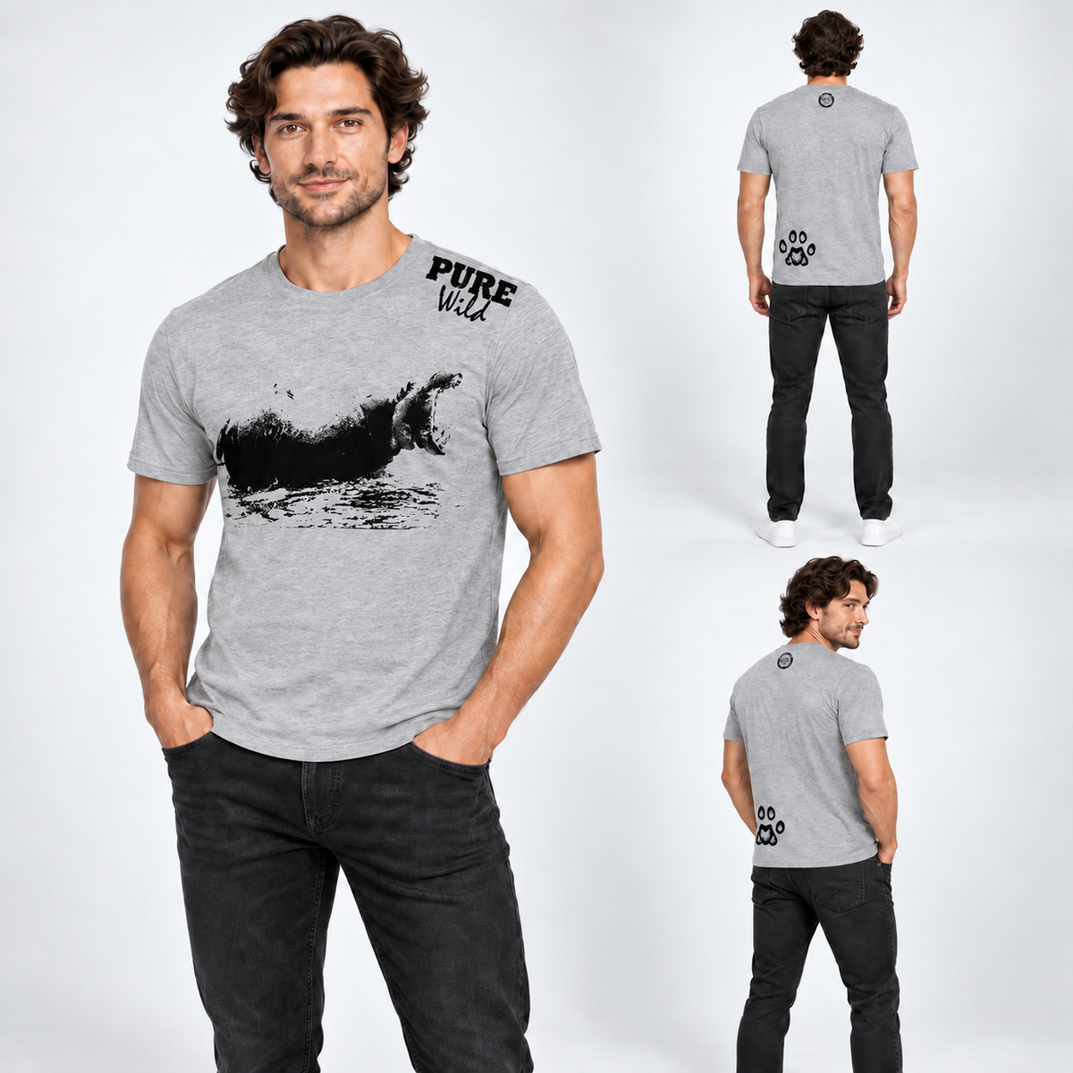 Hippo T-Shirt For A Real Man