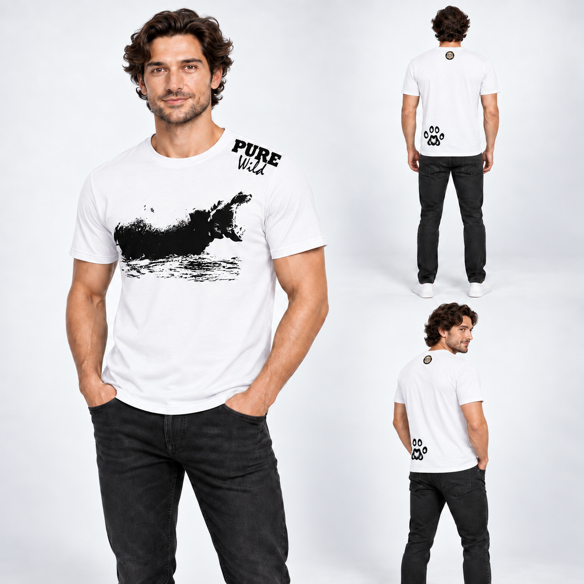 Hippo T-Shirt For A Real Man