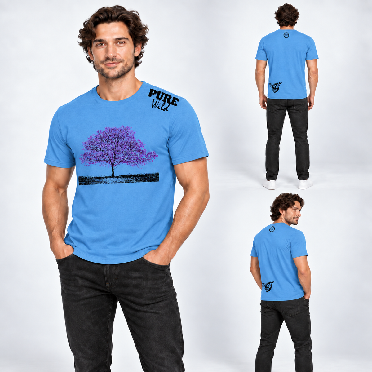 Jacaranda Tree T-Shirt For A Real Man