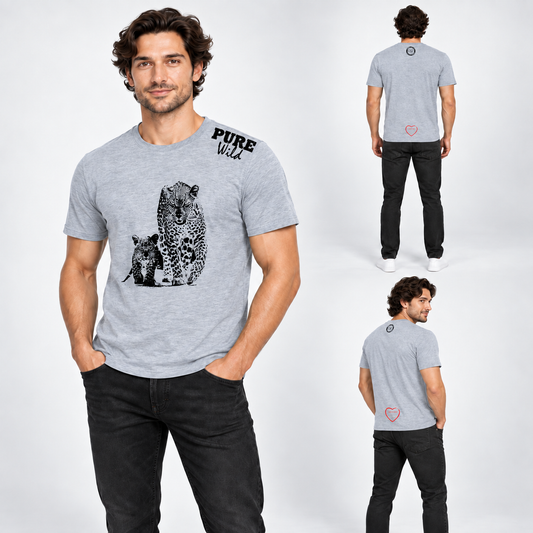 The Leopard Family T-Shirt For A Real Man