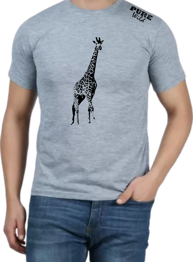 Giraffe T-Shirt For A Real Man