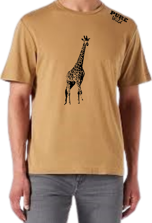 Giraffe T-Shirt For A Real Man