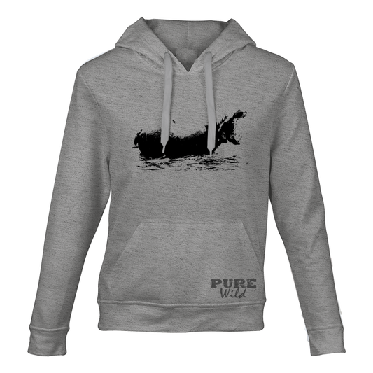 Hippo Hooded Sweatshirt for Him and Her