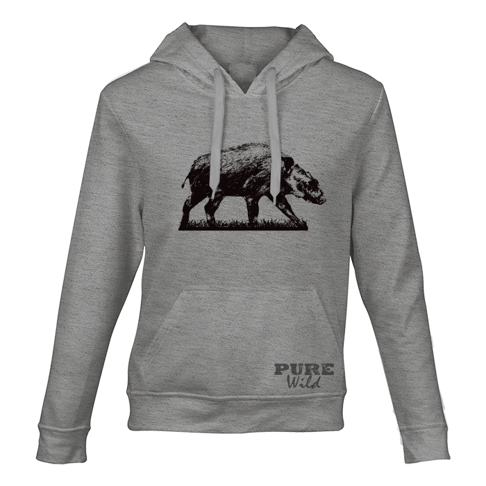 Bush Pig Hooded Sweatshirt for Him and Her