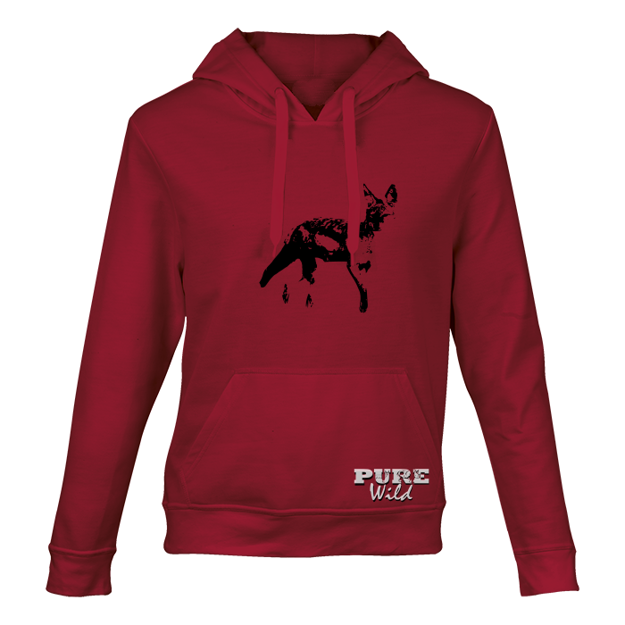 Black-backed Jackal Hooded Sweatshirt for Him and Her