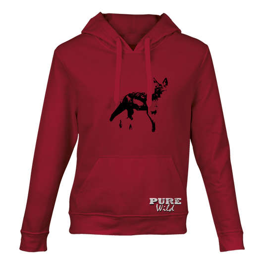 Black-backed Jackal Hooded Sweatshirt for Him and Her