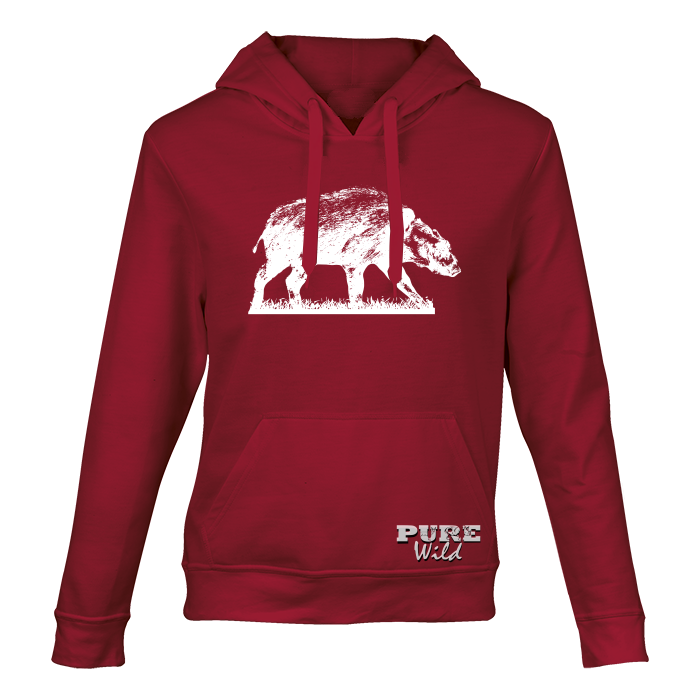 Bush Pig Hooded Sweatshirt for Him and Her