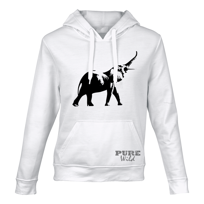 Elephant Hooded Sweatshirt for Him and Her