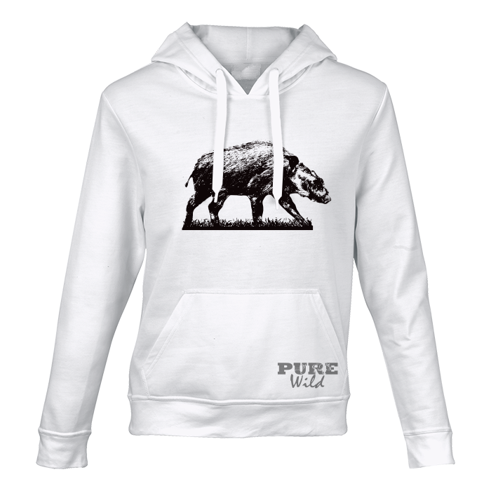 Bush Pig Hooded Sweatshirt for Him and Her