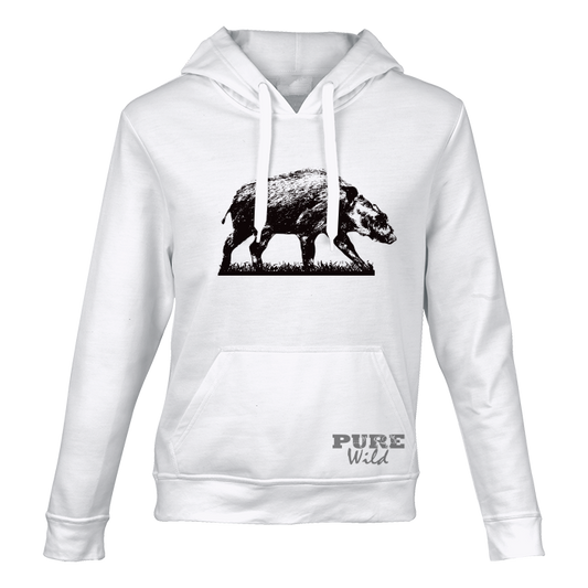 Bush Pig Hooded Sweatshirt for Him and Her