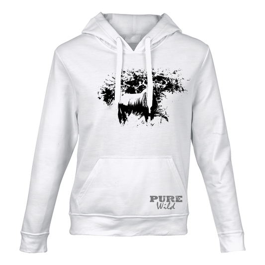 Blue Wildebeest Hooded Sweatshirt for Him and Her