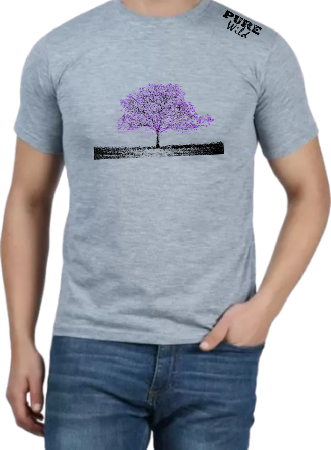 Jacaranda Tree T-Shirt For A Real Man