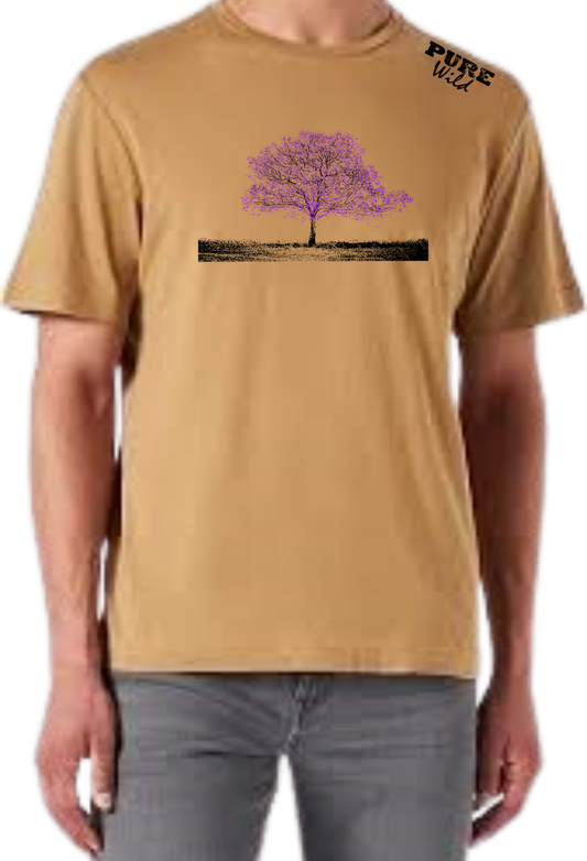 Jacaranda Tree T-Shirt For A Real Man