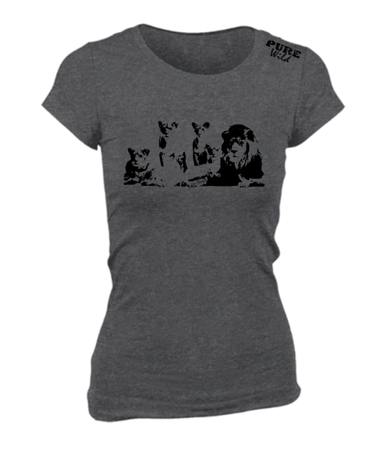 Lion Family T-Shirt For The Ladies