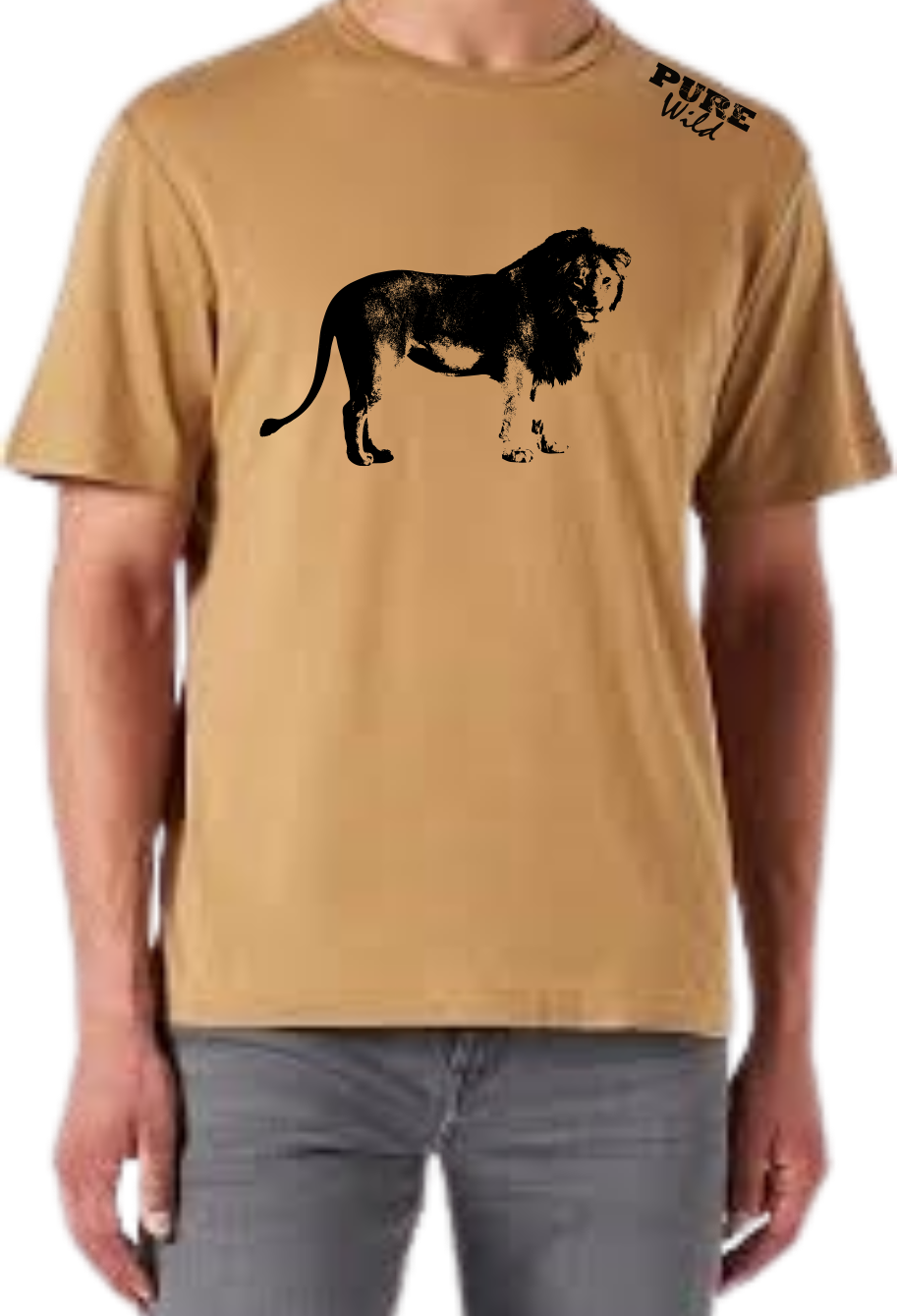 Lion T-Shirt For A Real Man