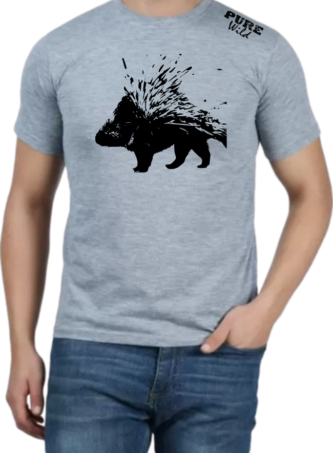 Porcupine T-Shirt For A Real Man