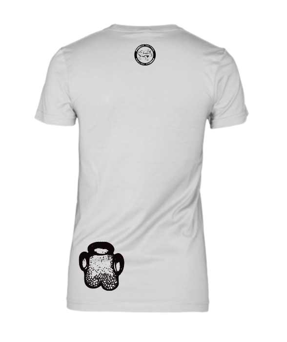 White Rhinoceros T-Shirt For The Ladies