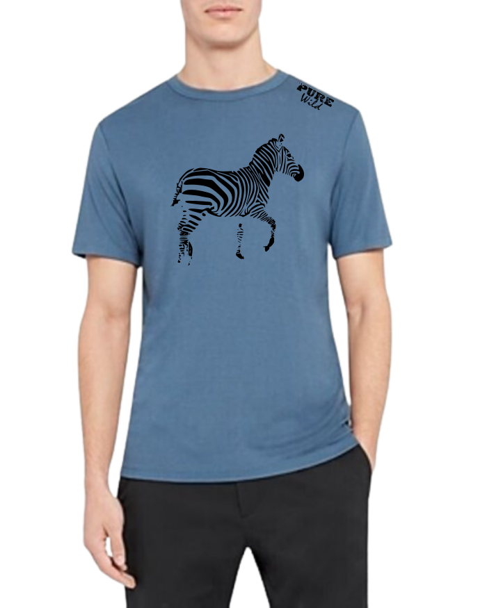 Zebra T-Shirt For A Real Man