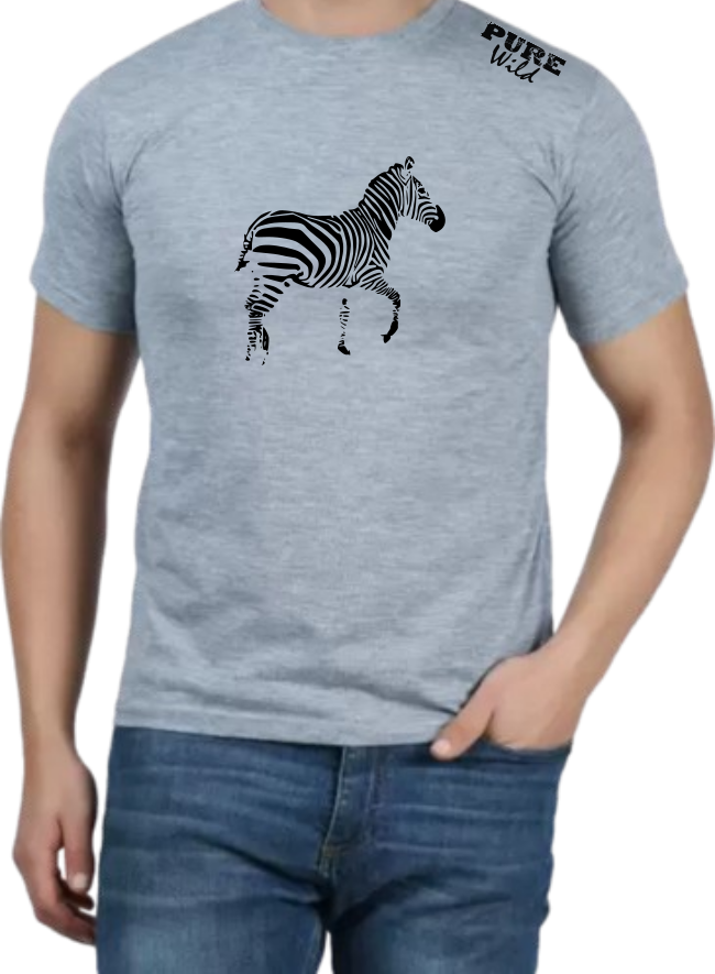 Zebra T-Shirt For A Real Man