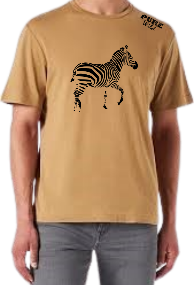Zebra T-Shirt For A Real Man