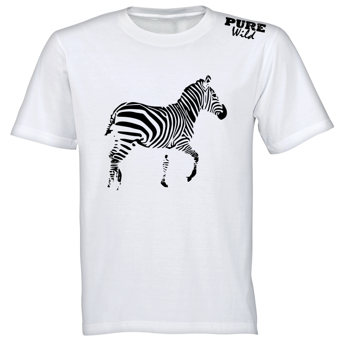 Zebra T-Shirt For A Real Man