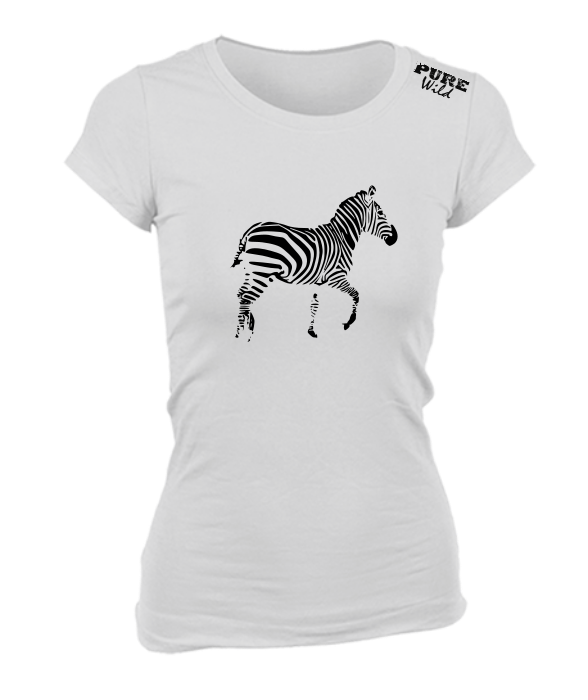 Zebra T-Shirt For The Ladies