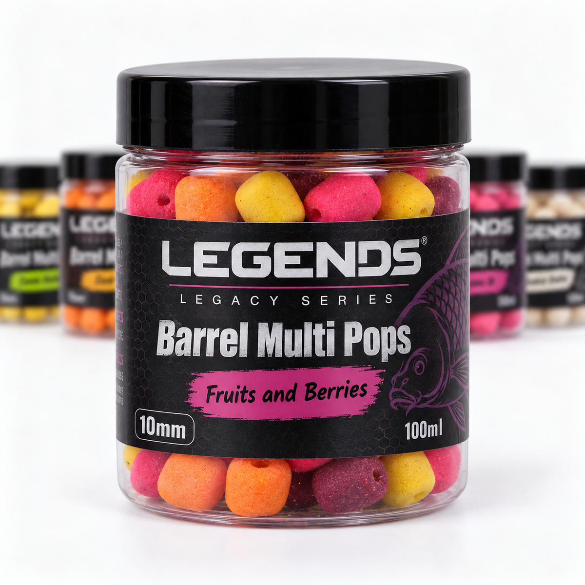 Legends Legacy Barrel Multi Pops Fruits and Berries 10mm 100ml