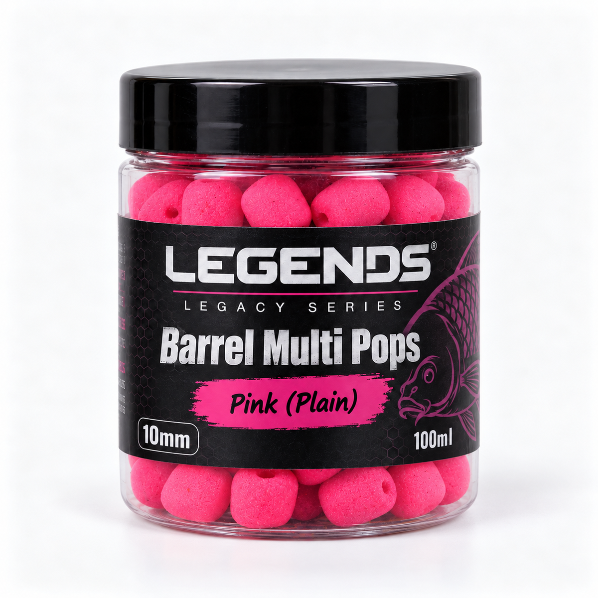 Legends Legacy Barrel Multi Pops Pink Plain 10mm 100ml