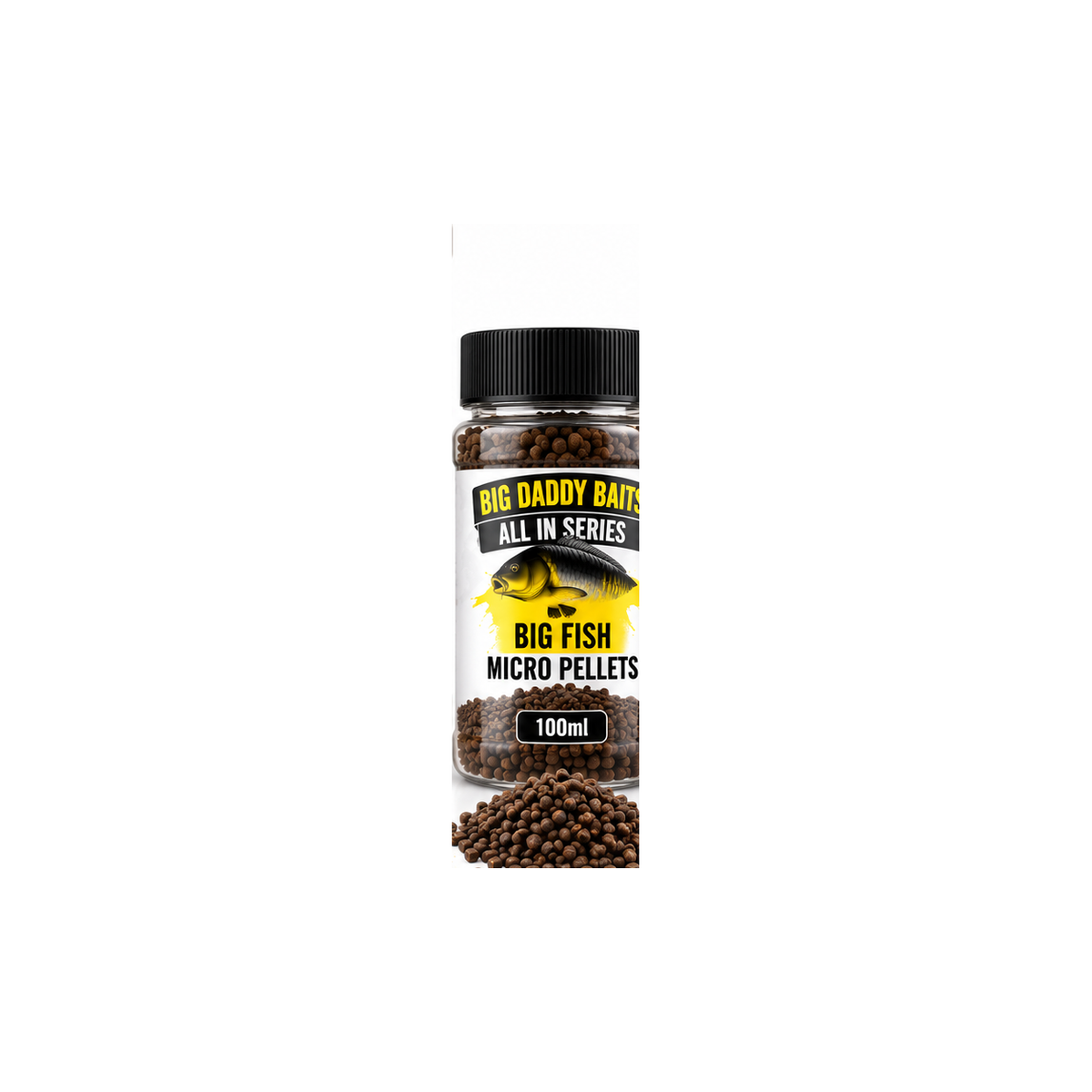 Illustrative Big Daddy Baits Big Fish Micro Pellets 100ml