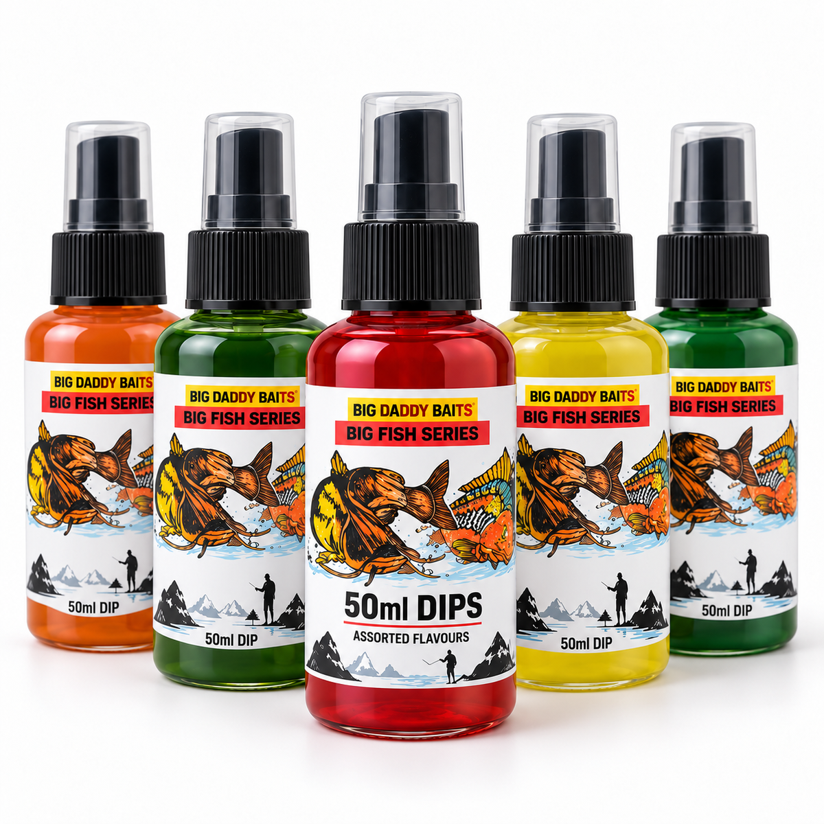 Big Daddy Baits Big Fish Series 50ml Dips assorted flavours