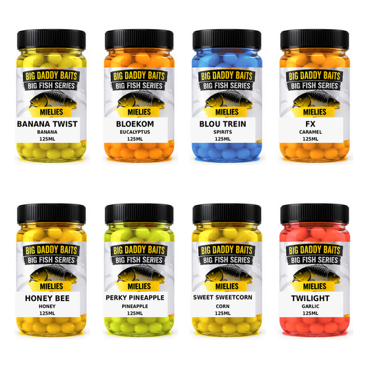 Big Daddy Baits Bottled Mielies 125ml current flavour range