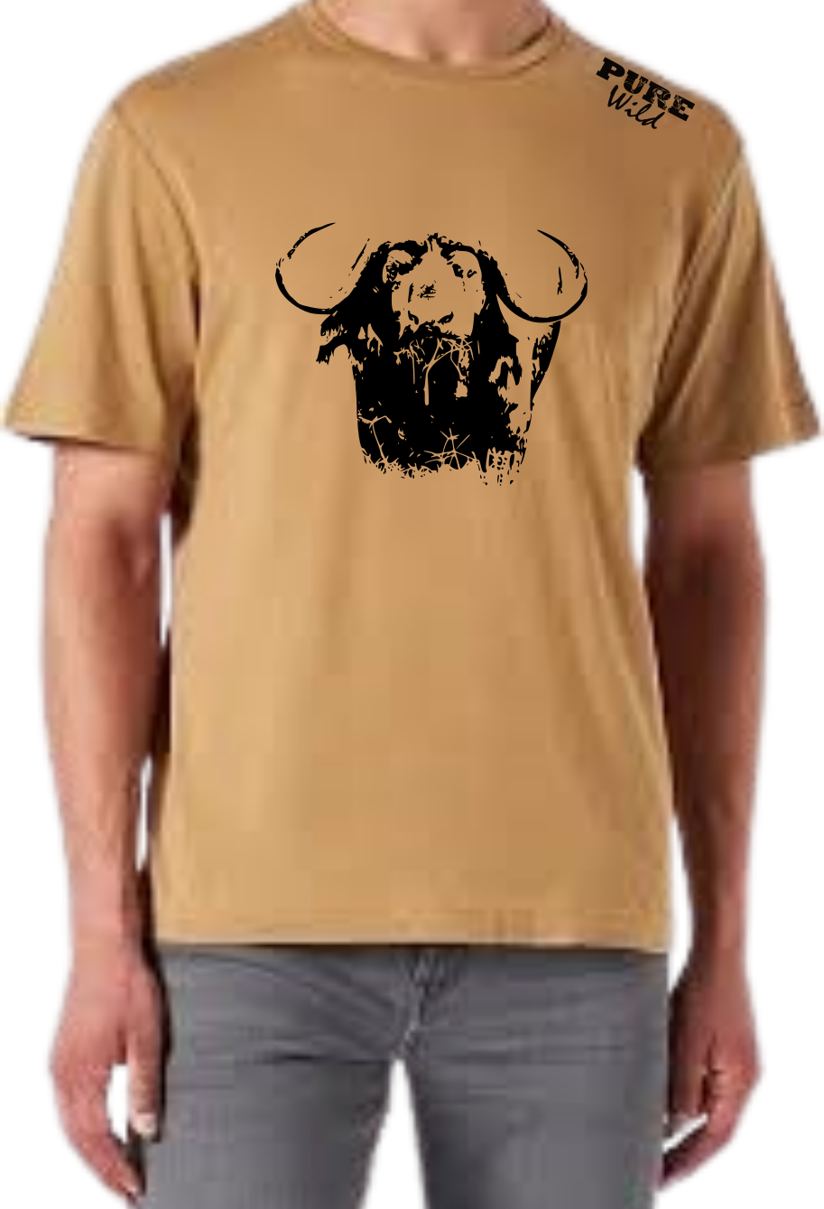 The Buffalo Head T-Shirt For A Real Man