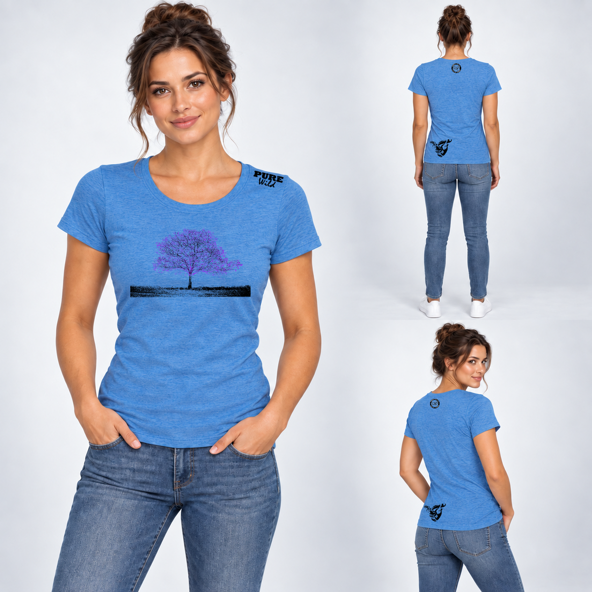 Jacaranda Tree T-Shirt For The Ladies