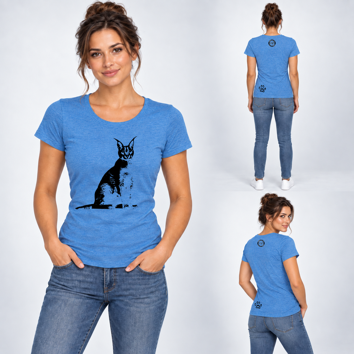 Caracal T-Shirt For The Ladies