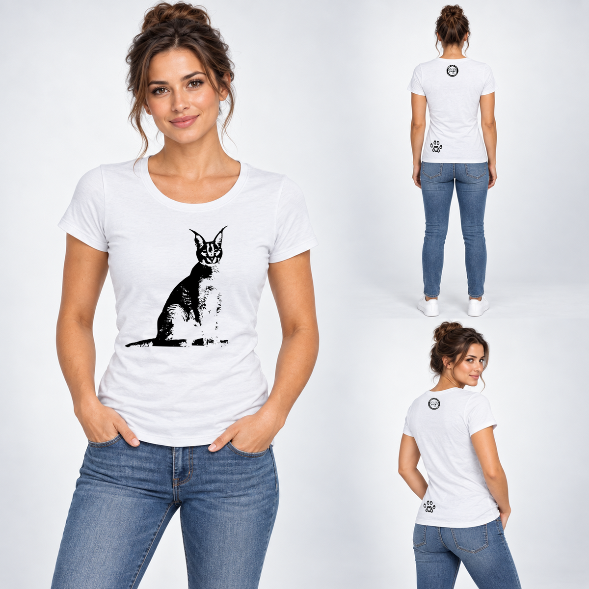 Caracal T-Shirt For The Ladies