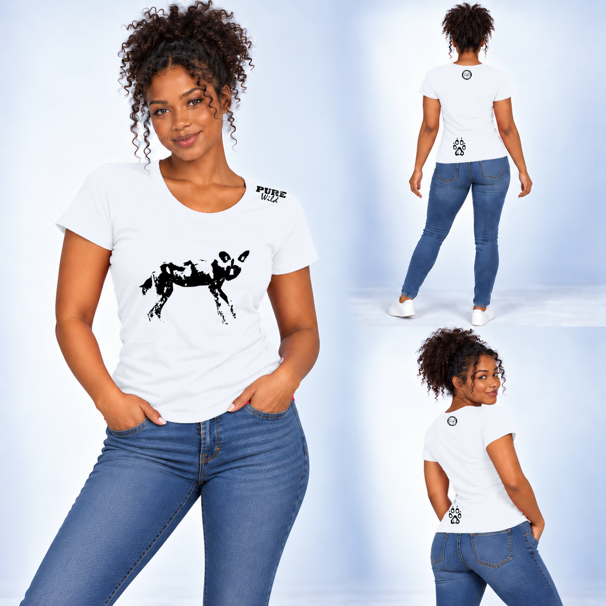 Wild Dog T-Shirt For The Ladies