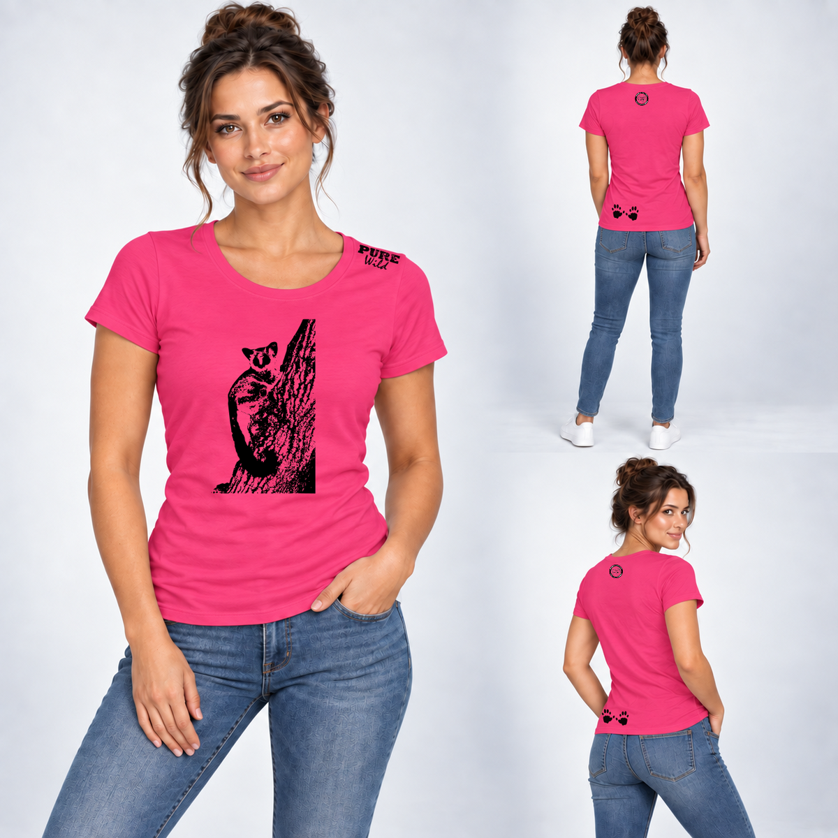 Bush Baby T-Shirt For The Ladies