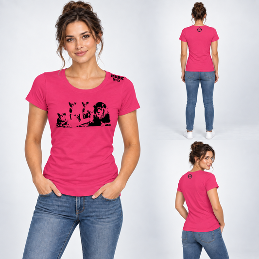 Lion Family T-Shirt For The Ladies
