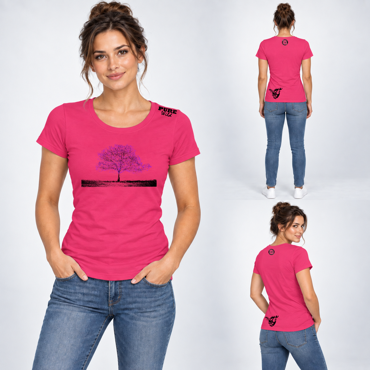 Jacaranda Tree T-Shirt For The Ladies