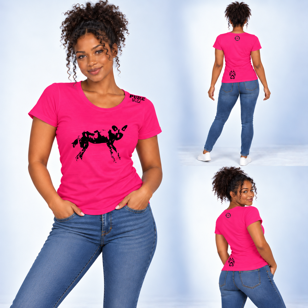 Wild Dog T-Shirt For The Ladies