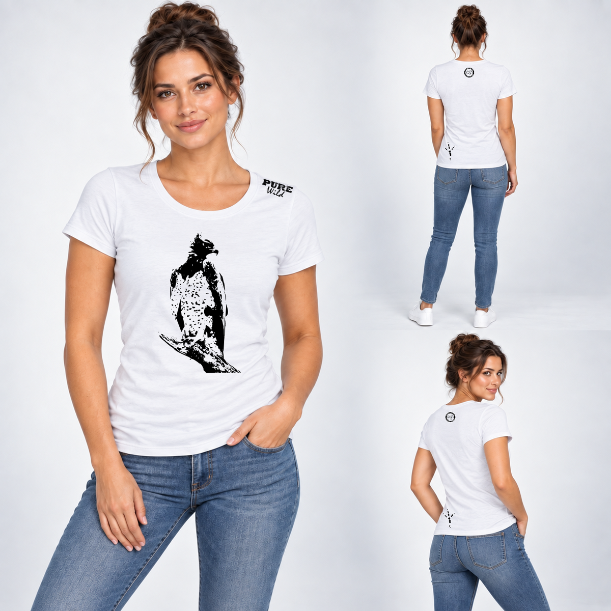 Martial Eagle T-Shirt For The Ladies