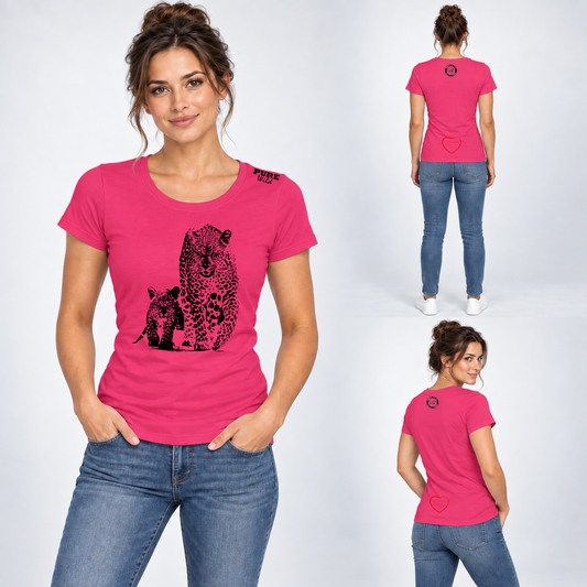 The Leopard Family T-Shirt For The Ladies
