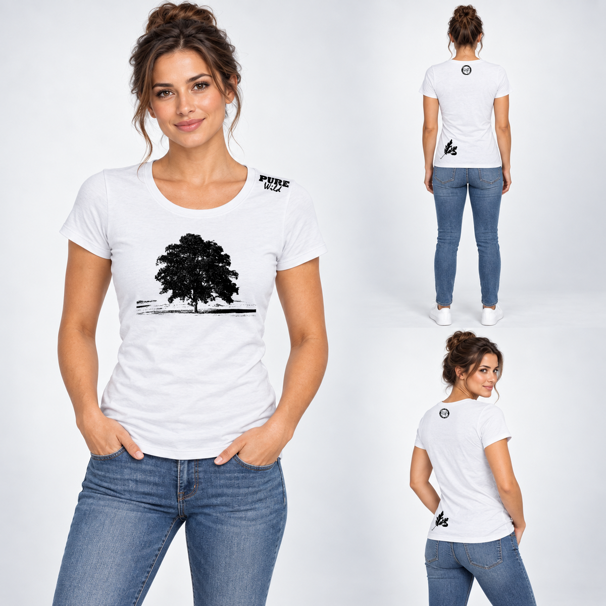 Oak Tree T-Shirt For The Ladies