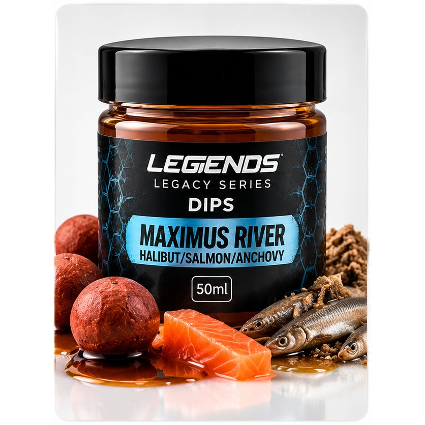 Legends Legacy Dips Maximus River Halibut Salmon Anchovy 50ml
