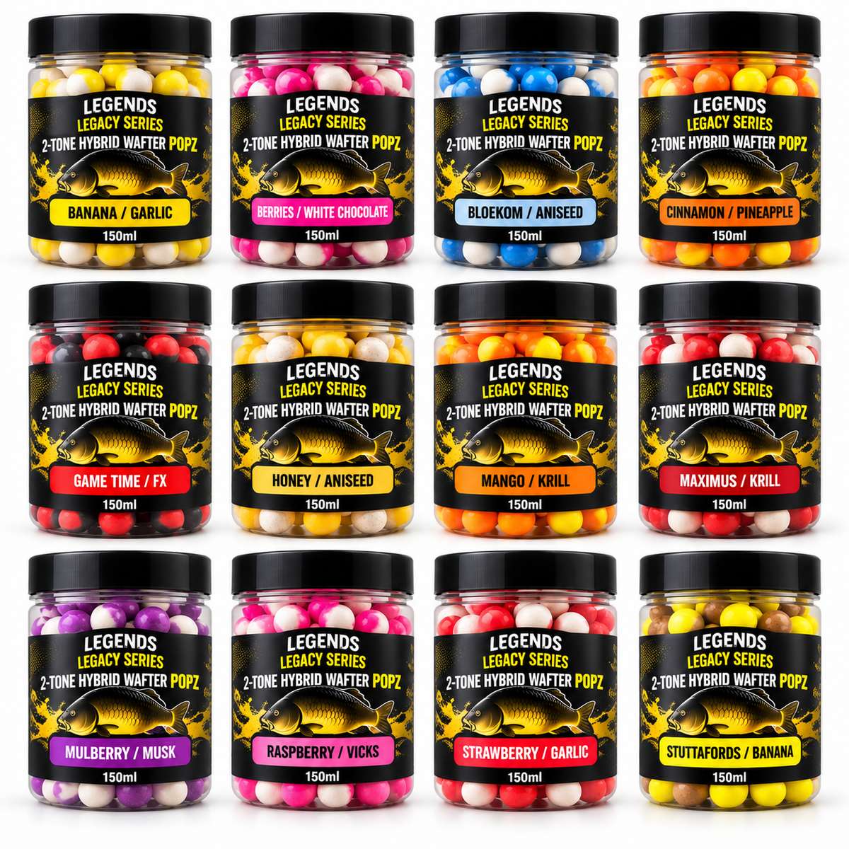 Legends Legacy 2-Tone Hybrid Wafter Popz 150ml range