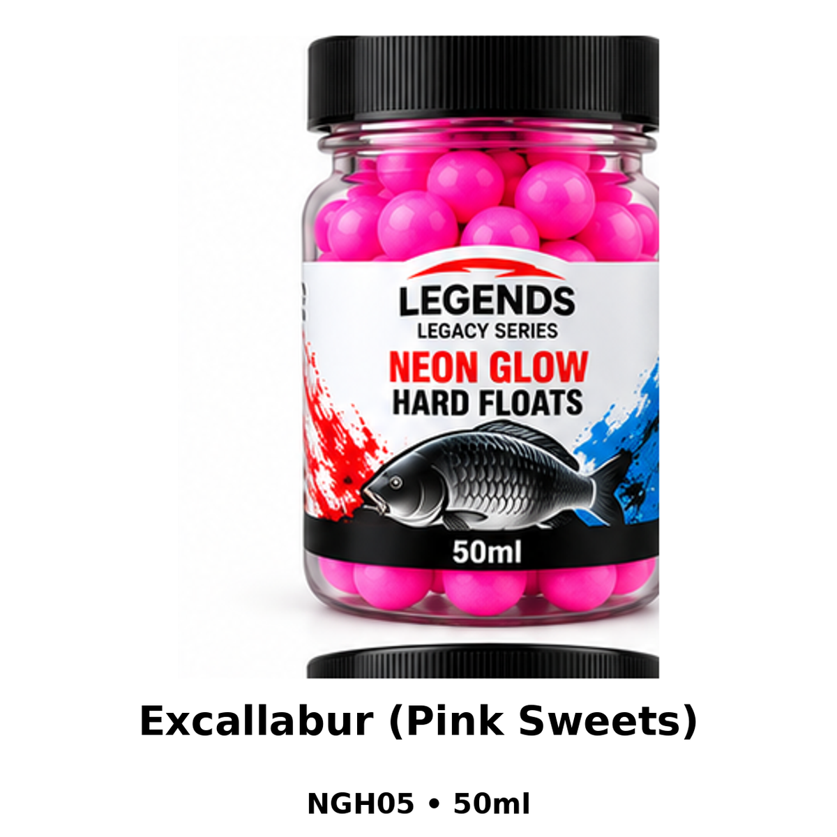 Legends Legacy Neon Glow Hard Floats Excallabur Pink Sweets 50ml
