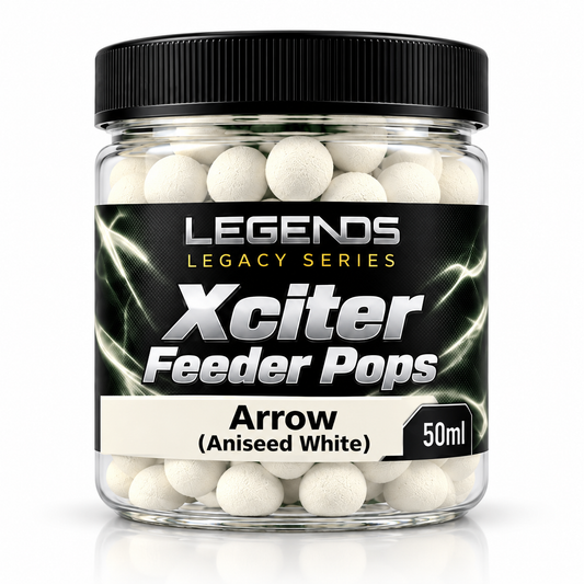 Legends Legacy Xciter Feeder Pops Arrow Aniseed White 50ml